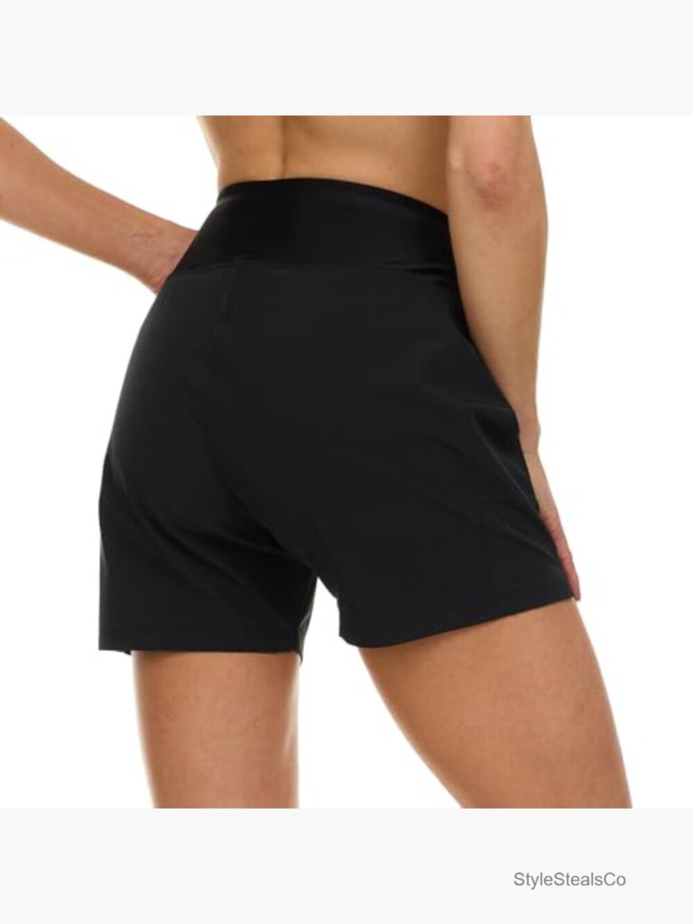 High Waisted Swim Shorts 5" 7" Board Shorts with Pockets and Liner UPF 50+ - Picture 4 of 7